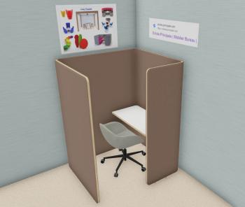 Cabine Acoustique de Travail NUCLEO H175cm