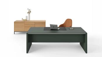 Bureau de Direction ANYWARE laqué pieds panneaux 