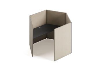 Cabine Acoustique de Travail HEXAGONE Individuelle