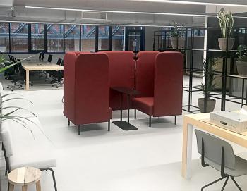 Cabine Acoustique AUGUST WORKBAY 2 Places avec Table