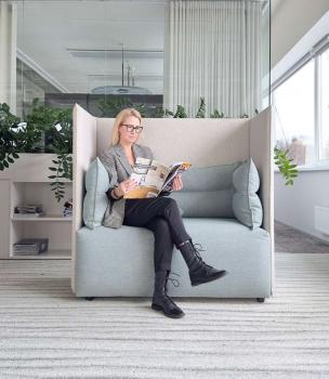 Fauteuil Acoustique Mobile WANDER 130 avec Coussins