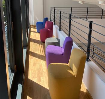 Fauteuil HUBERT Mini Base Inclinable et Pivotante