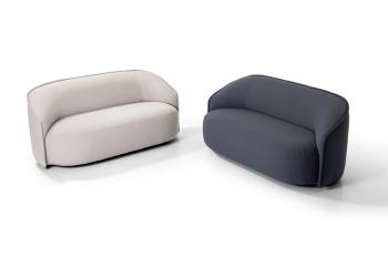 Petit Canapé design Arrondi SIBILLINO L170