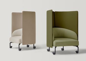 Fauteuil acoustique KERN sur roulettes