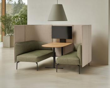 Cabine acoustique arrondi KERN configuration 6