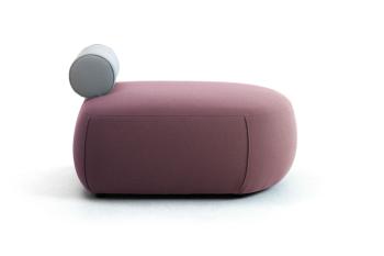 Pouf NODO assise péninsule avec dossier