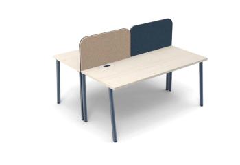 Ensemble de 2 Bureaux NV Studio avec 1/2 cloisons