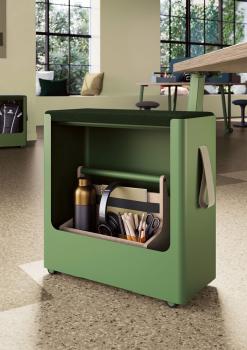 Caisson Mobile ZOU Assise Tissu et Box Interne YOUME