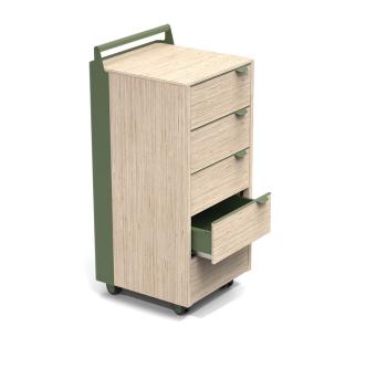 Caisson Mobile NV Extenso H100 5 Tiroirs