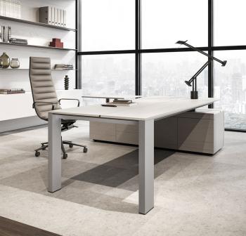 Bureau de Direction Bois ONO avec Meuble de Service