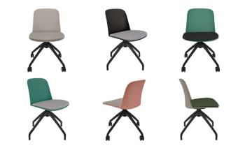 Chaise Pivotante INES sur Patins ou sur Roulettes 