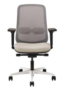 Fauteuil RW268 Structure Blanche Résille Grise