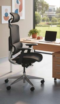 Fauteuil Ergonomique ULTRA VELVET tout Résille 