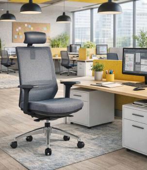 Fauteuil TEXAS Platinum Maille 3D