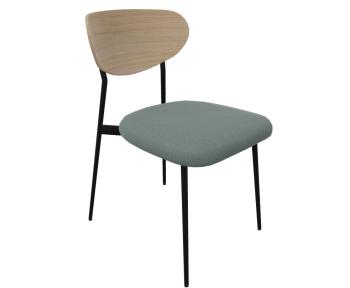 Chaise de Cafétéria MIA Dossier Bois