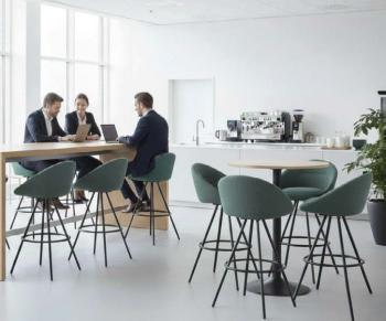 Tabouret Haut MIA Base Pyramidale