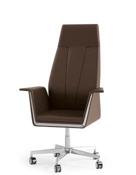 Fauteuil Président LARUS simili ou cuir
