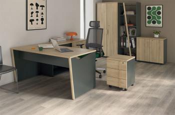 Bureau ITALIC avec Retour sur Crédence