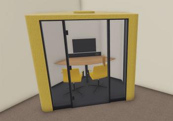 Cabine Acoustique de Travail WX DUO Triangulaire