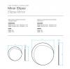 Miroir Design Elipse 80