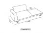 Banquette d'Angle Avana Extra Large 3 Places