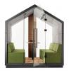 Cabine Acoustique Vitrée TREEHOUSE 4 Places