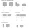 Ensemble de Canapés Modulables PLANER 4