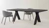 Table bois ARTFUL piètement design chêne massif L240