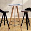 Tabouret Haut FLECHE Noir ou Blanc