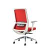 Fauteuil ergonomique COLOR corps gris base alu poli