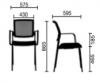 Fauteuil de Réunion ou Visiteur Energy Dossier Maille