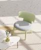 Ensemble de 2 chaises LOUNGE et 2 tables GALET 