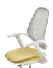 Fauteuil design FLOW structure blanche dossier polypro 