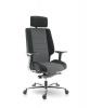 Fauteuil 24h accoudoirs 4D AZKAR unicolore ou bicolore