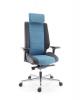 Fauteuil 24h accoudoirs 4D AZKAR unicolore ou bicolore