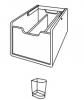 Box de rangement BASKET en feutre 