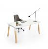 Bureau YES pieds bois inclinés