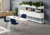Bureau Manager YES pieds bois inclinés