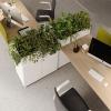 Ensemble de 2 bureaux YES SOFT avec armoires