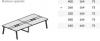 Bench 4 postes YES SOFT CONNECT pieds bois