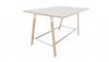 Table haute YES SOFT P124 coins arrondis pieds bois