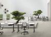 Bureau réglable en hauteur par bouton poussoir NOBU