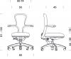 Fauteuil ergonomique M73 assise négative