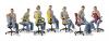 Fauteuil de bureau ergonomique M73 avec repose pieds