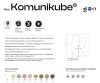 Box acoustique KOMUNIKUBE 4 places