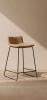 Tabouret Haut VITA Pieds Métal pour Table 104 cm