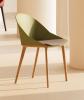Chaise LOLA Polypropylène recyclé et pieds bois