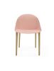 Chaise LOLA coque Polypro et pieds bois