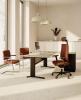 Bureau STAR avec retour et caisson porteur