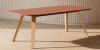 Table ALTITUDE coins arrondis asymétriques pieds bois